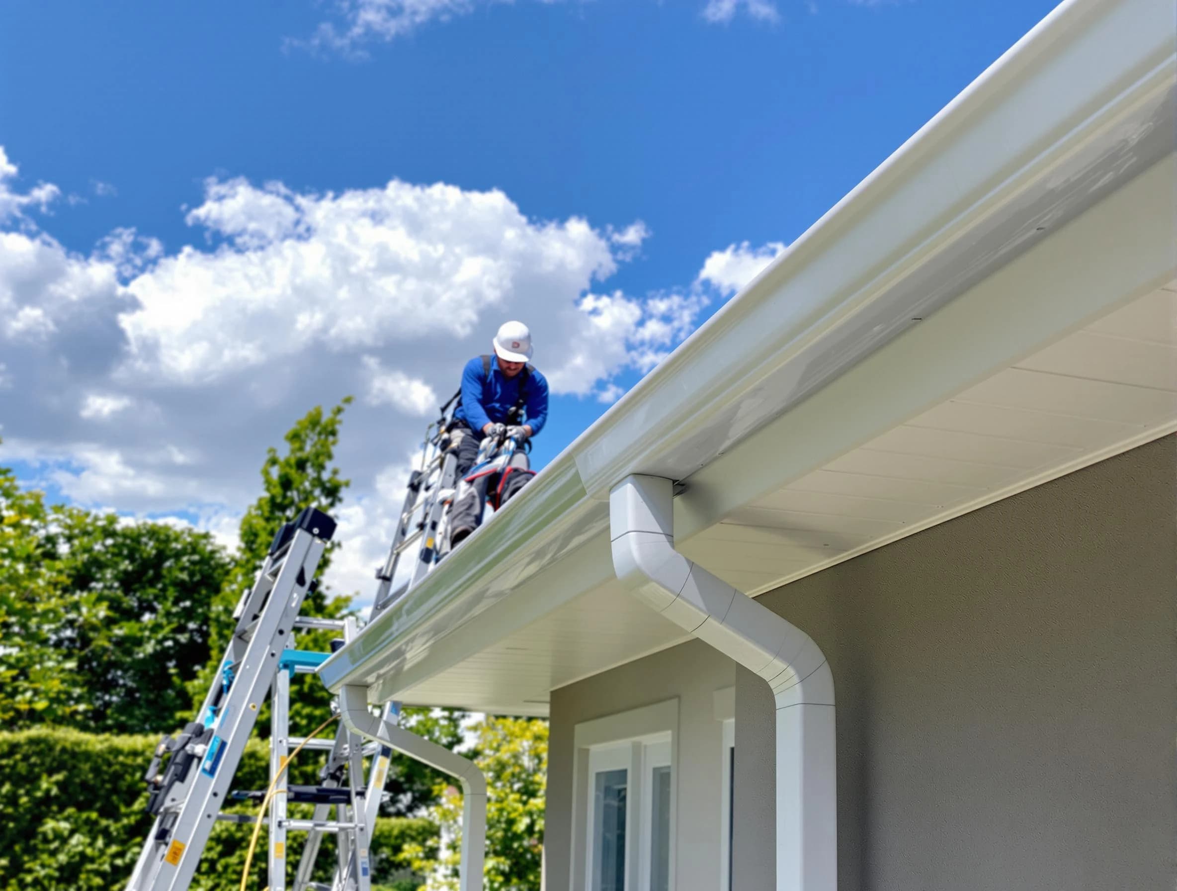 Rain Gutters in Bedford